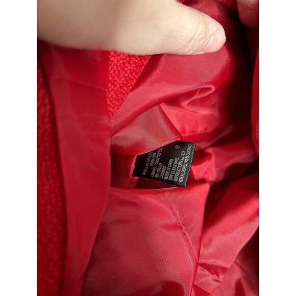 New Tahari Blazer 14 Red All Season Textured Jacket Gold Button NWT - Picture 6 of 8